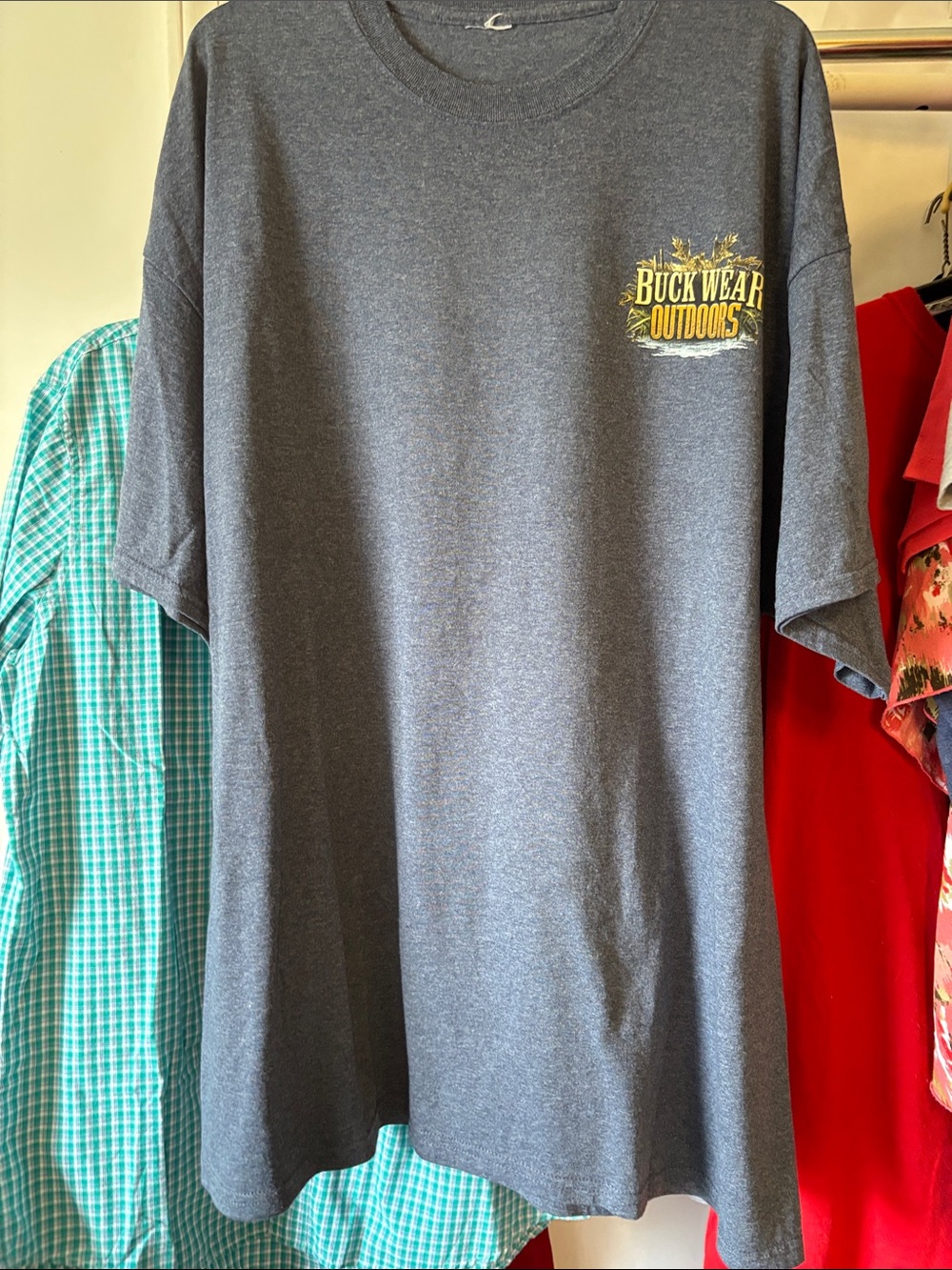 Men's Short-Sleeve T‑Shirt — Charcoal pit to pit -26”, ?-2xl